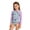 Purple, variant on Toddler Girls Long Sleeve Swimsuit One Piece Ruffle Zipper Rash Guard Bathing Suit UPF 50 Kid Swimwear 3-8 Years
