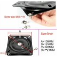 thumbnail image 3 of Chair Stabilization Plate, Stainless Steel Construction for Bar Stool Swivel, 360 Degree Rotation Smooth Rotation Heavy Duty Replacement for Long Service Life, 3 of 5