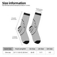 thumbnail image 2 of KLL Animal Bulldog1 Print Cool Socks Men's Women's Crew Socks Funny Crazy Novelty Stockings, 2 of 6