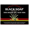 thumbnail image 1 of Madina Jabón negro africano manteca de karité y aloe vera 3.5 oz (paquete de 12), 1 of 3
