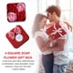 thumbnail image 3 of 4 piezas de jabón de pétalos de cuerpo de baño esencial con flores de rosas perfumadas con caja (rojo) Ehuebsd libre de BPA, 3 of 4