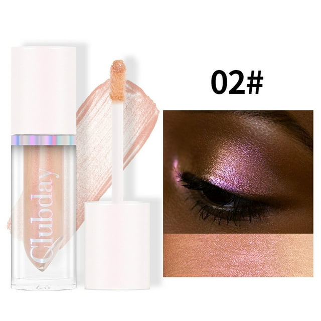 Fiudx Sombra de Ojos Líquida, Sombra Camaleónica Brillante, Brillo Aurora Pigmentado, Suave Luz Del Norte, Maquillaje de Larga Duración, Ideal para Uso Diario, Ideal para Discotecas y Glamour, Fórmul