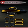 thumbnail image 6 of Unique Bargains 1 Set Reflective Car Door Handle Scratch Protector Anti-Scratches Auto Door Handle Protective Film Yellow, 6 of 7