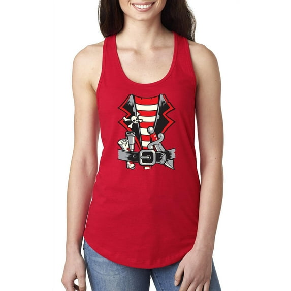 Normal is Boring - Women's Racerback Tank Top, up to Women Size 2XL - Pirate Costume