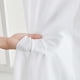 thumbnail image 4 of Cortinas HLC.ME, color blanco transparente, 213 cm de largo, 2 paneles de 137 cm de ancho, 4 of 9