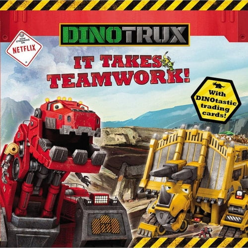 Pre-Owned Dinotrux: It Takes Teamwork! (Paperback) by Margaret Green