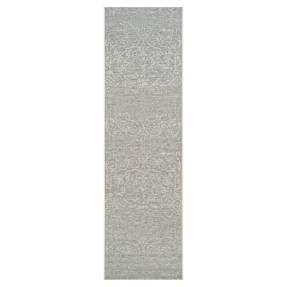 Couristan Summer Quay Area Rug, Cocoa/Natural ,Runner, 2'3" x 7'10"