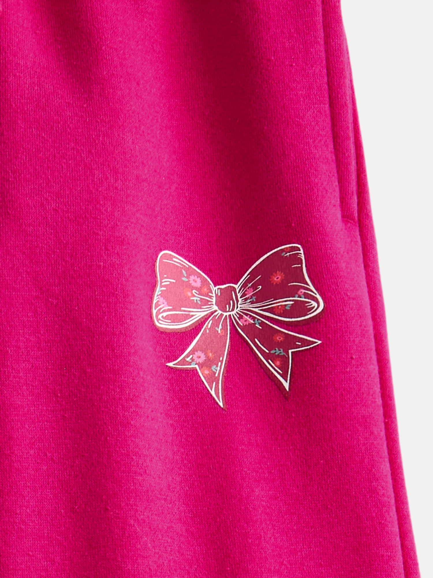 Wonder Nation Girls Wide Leg Fleece Pants, Sizes 4-18 & Plus