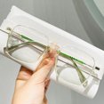thumbnail image 4 of Gafas de sol Vintage con gradiente para hombre y mujer, lentes de sol Retro cuadradas con montura grande, UV400 para viajes al aire libre, 4 of 4