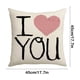 thumbnail image 3 of CaiYueKe Valentine's Day Pillow Cover Romantic Couples Gift Linen Look Cushion Case Decorative Throw Pillow for Home Decor Sofa Bedroom Living Room Anniversary Present, 3 of 7