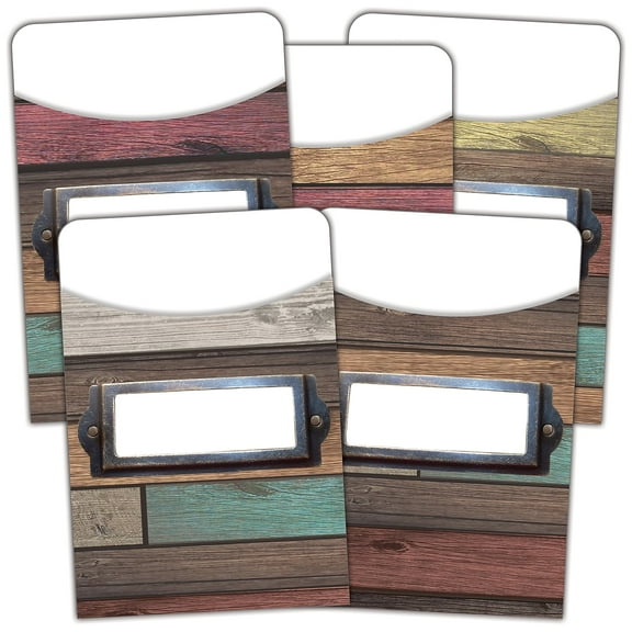 Teacher Created Resources Home Sweet Classroom Library Pockets, 35 Per Pack, 3 Packs