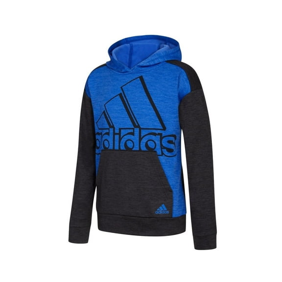 adidas Toddler Boys Mélange Event Hoodie Blue Size 3T MSRP $40