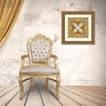 thumbnail image 3 of Pela Studio 26x26 Gold Ornate Wood Framed with Double Matting Museum Art Print Titled - Golden Glow Square III, 3 of 4