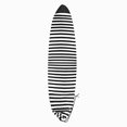 thumbnail image 1 of Cubierta de calcetín de tabla de rayas Cubierta puntiaguda acolchada Elástico Ligero Suave 59 pies Zulema calcetín de tabla de surf, 1 of 7