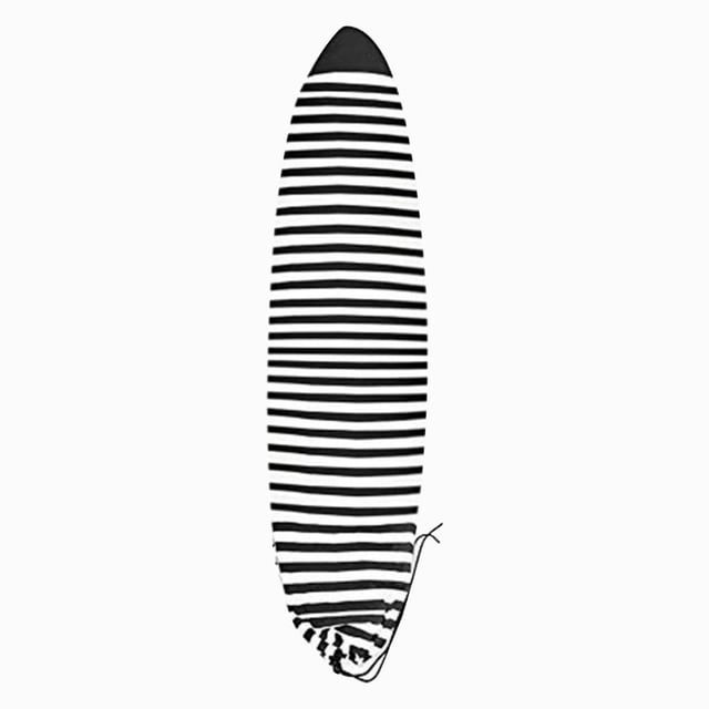 Cubierta de calcetín de tabla de rayas Cubierta puntiaguda acolchada Elástico Ligero Suave 59 pies Zulema calcetín de tabla de surf