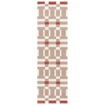 SAFAVIEH Genre Taylan Geometric Runner Rug, Ivory/Beige, 2'3" x 8'