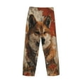 thumbnail image 3 of Haiem Vintage Shiba Inu Art Men's Pajama Pants Ultra Lightweight Pjs Bottoms Sleepwear Bottom Pants With Pocket Drawstring-XX-Large, 3 of 7