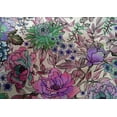thumbnail image 5 of oneOone Cotton Silk Green Fabric Florals Fabric For Sewing Printed Craft Fabric By The Yard 42 Inch Wide, 5 of 6