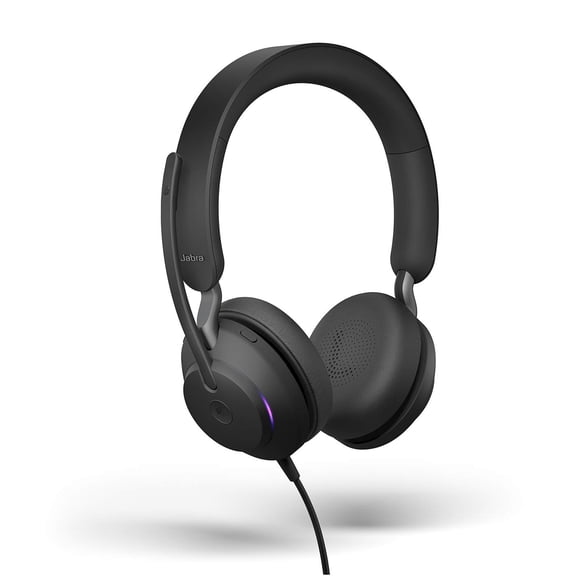 Auriculares Jabra Evolve2 40 con cable USB-A estéreo negros