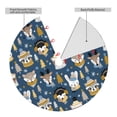 thumbnail image 2 of Rateoe Winter Animal Friends Print Christmas Tree Skirt 36" for Xmas Holiday New Year Party Circle Tree Mat Ornaments Decoration, 2 of 7