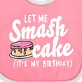 thumbnail image 4 of Inktastic Let Me Smash Cake Its My Birthday Girls Baby Bib, 4 of 4
