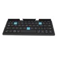 thumbnail image 1 of Folding Portable Keyboard, Triple Bluetooths Foldable Keyboard Rechargeable for , Wirelessly Pocket Travel Keyboard for Tablet Phone Laptop, 1 of 7