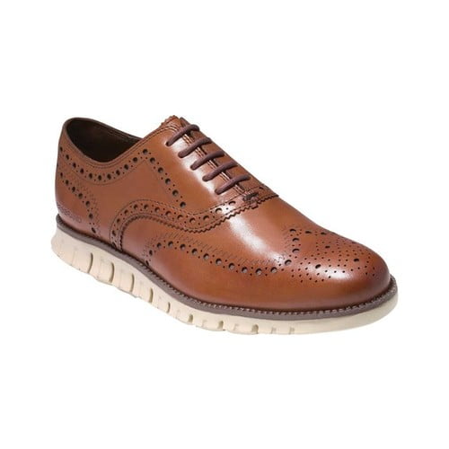 cole haan zerogrand wingtip oxford white