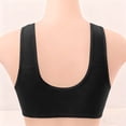 thumbnail image 4 of Dxzfnsa Women's Front Closure Bras Posture Full Coverage Plus Size Underwire Unlined Back Support Plunge Seamless Bra (Black,XXL), 4 of 9