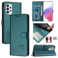 thumbnail image 2 of Samsung Galaxy A73 5G Case ,Cat PU Leather Crossbody Lanyard Strap RFID Magnetic Wallet Compatible with Samsung Galaxy A73 5G Cover, 2 of 5