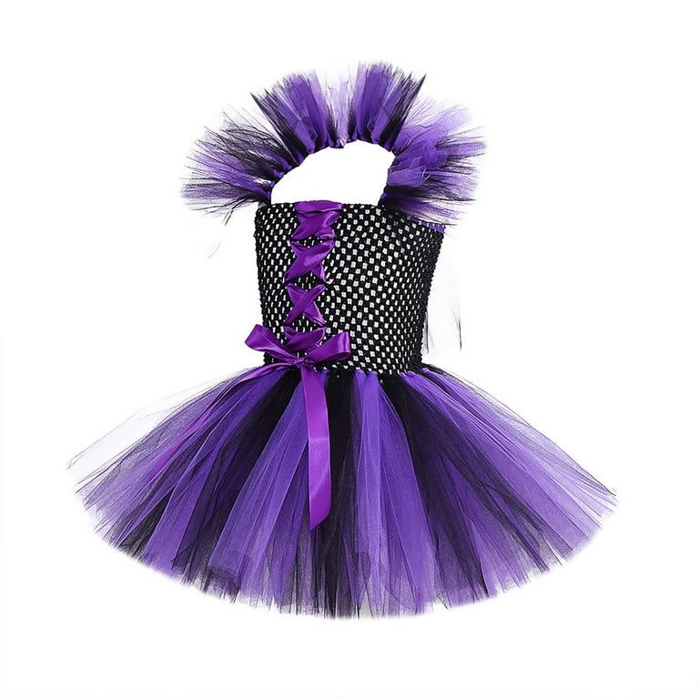 Girls Dresses Child Fashion Crazy Shaggy Tulle Girl Masquerade PROM Dress  Purple 7 Years-8 Years - Walmart.com