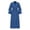 Blue, variant on Women Chiffon Dresses Open Front Cardigan Maxi Long Dress Loose Solid Color Plus Size Long Sleeve V-neck Dress Belt Dress