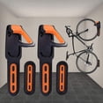thumbnail image 1 of Bike Rack, Rubber Coating Wall Mount Bike Rack, For 2 Bikes Bike Wall Mounts For Indoor And Outdoor, 1 of 5
