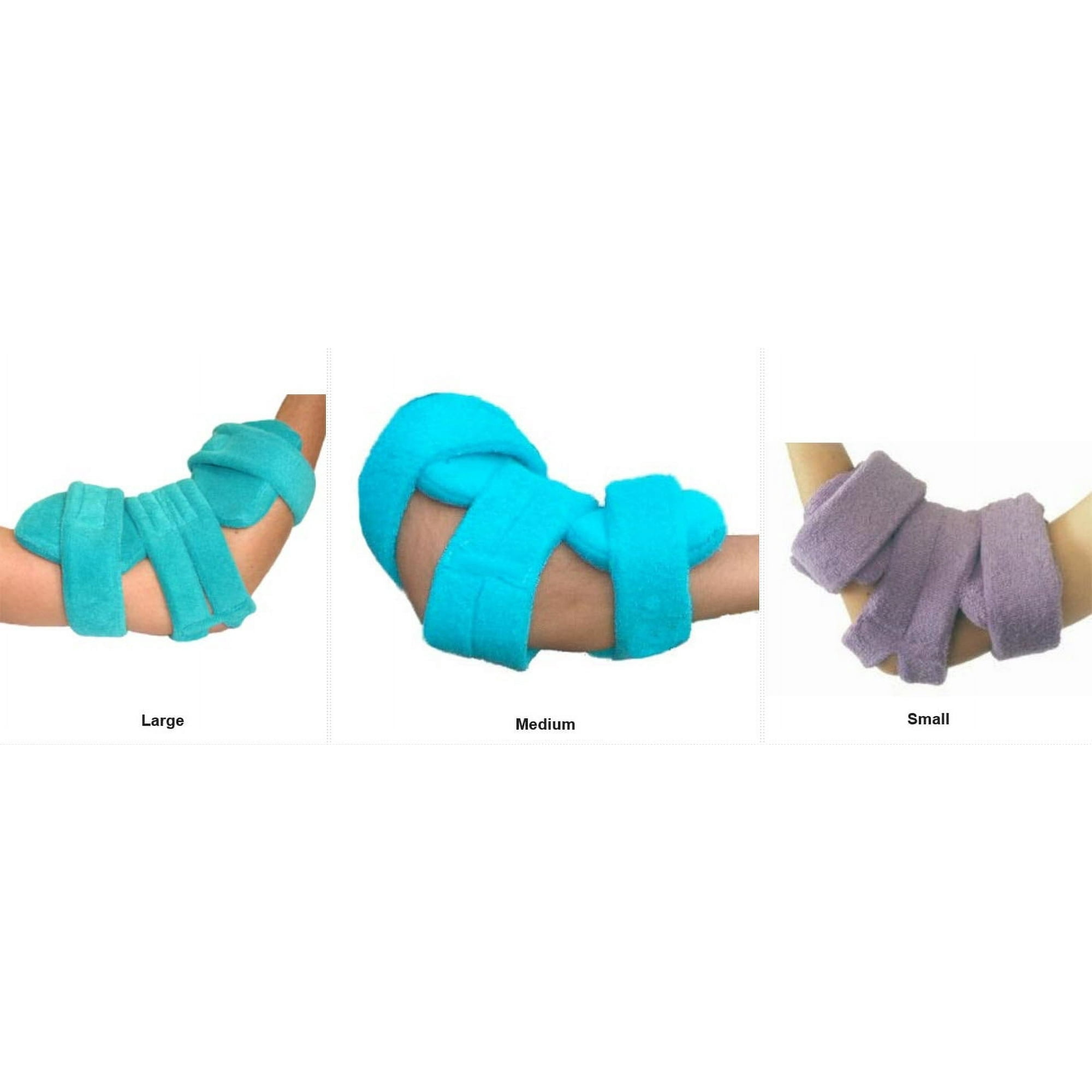 Pedi ComfySplints Elbow, Pediatric Medium, Terry Cloth - Turquoise