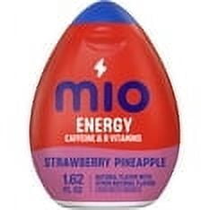 MiO Energy Strawberry Pineapple Smash Sugar Free Water Enhancer 1.62 fl oz Bottle (Pack of 2)