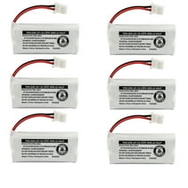 Kastar 6-Pack Battery Replacement for AT&T TL96271 TL96371 TL96471 CRL32102 CRL32202 CRL32302 CRL32352 CRL32452 CS6419 CS6719 EL52300 CL80111, GE 30522EE1 30522EE2 30522EE3 30522EE4 30524EE2 31591