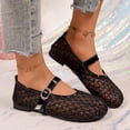 thumbnail image 6 of Shallow Cut Lace Trim Women's Casual & Dress Shoes Comfortable Plus Size Office Work Daily Wear Spring Summer Black 7.5, 6 of 8