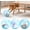 MAX Blue Ball, variant on Automatic Rolling Ball Hamster, Hamster Ball Large (White Rabbit+Pink Ball) | Interactive Pet, Cats Hamster Running Exercise Hampster Toys, Electric Plush Hamsters Interactive,Hamster Balls for Cats