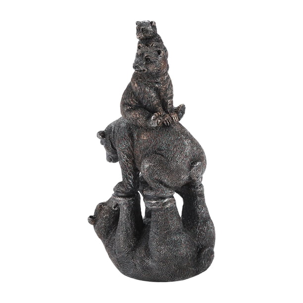 Figura de , decoración de , tradicional, colección, escultura de familia de negros para decoración del hogar, jardín de granja,