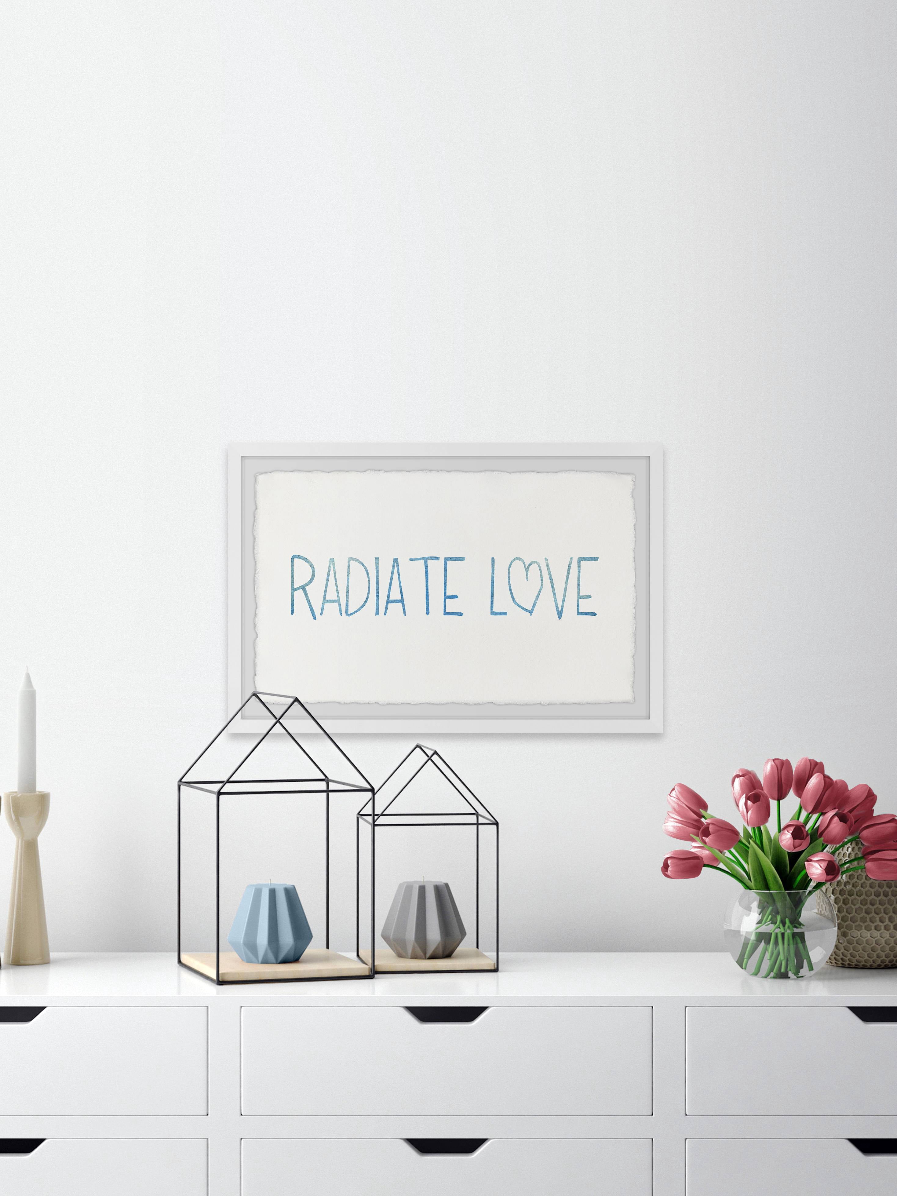 Marmont Hill Radiate Love II Framed Wall Art
