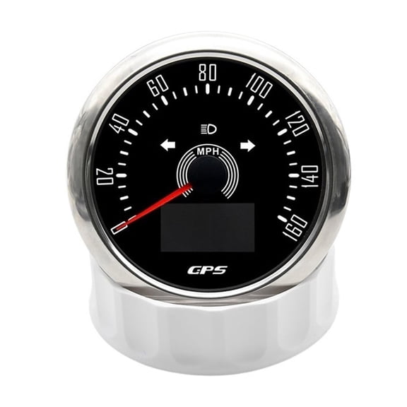 85mm GPS Speedometer With Antenna For Motorcycle Yacht Boat Car Waterproof Odometer 160MPH Speed Trip ODO COG 9-32V 7 Colors ,Easy to Install