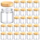thumbnail image 1 of Frascos de vidrio Norme de 8 oz/236 ml con tapas, 24 unidades, reutilizables, 1 of 6