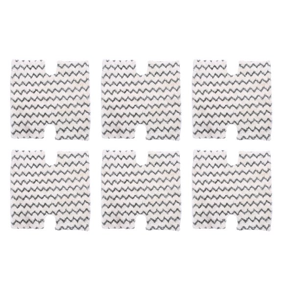 Lot de 6 Tampons de Vadrouille en Microfibre de Rechange pour Shark Lift-Away Pro & Genius Steam Pocket Mop S3973 Accessoires de Chiffon de Vadrouille Lavables