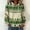 007 Green, variant on WRFWUL St Patricks Day Hoodie Women Fashion Shamrock Print Hoodies Long Sleeve Comfortable Casual Waffle Sweatshirt