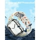 thumbnail image 3 of 2pcs Fashionable Unisex Black Pc Smart Watch Case 2-in-1 Ultra-thin Tempered Glass Screen Protector Film And Case, Compatible With Apple Watch Cover 38/40/41/42/44/45mm, Compatible With Se/9/8/7/6/5/4, 3 of 4
