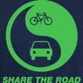 thumbnail image 3 of CafePress - SHARE THE ROAD Dark T Shirt - Men's Classic Graphic Cotton T-Shirt, 3 of 4