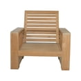 thumbnail image 4 of Anderson Teak Capistrano Teak Deep Seating Armchair in Natural, 4 of 4