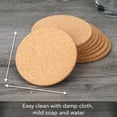 thumbnail image 3 of Thirstystone Natural Absorbent Cork Coasters 8-Pack, 3 of 6