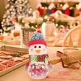 thumbnail image 4 of Christmas Candy Jars, Santa Elk Snowman Ornament Candy Cookie Jar Containers Candy Storage Dish Home Decor Container Favor Gift Box Bottle for Children, Xmas Holiday Party Supply, 4 of 7