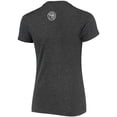 thumbnail image 3 of Women's Black Llamas de Hickory Copa de la Diversion Script Tri-Blend Scoop Neck T-Shirt, 3 of 3