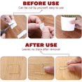 thumbnail image 4 of 500 Pieces Removable Adhesive Poster Putty,Double-Sided Transparent Square Putty Tapes Reusable Adhesive Tacky Putty for Hanging Poster Photo Frames Pictures (White, 10MM10MM), 4 of 5